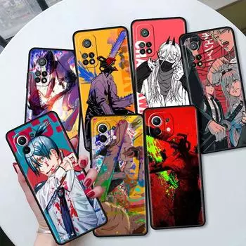 Мягкий силиконовый чехол Manga Chainsaw Man для Xiaomi Mi 11 Lite 5G NE 11T Pro 12S Ultra 12 Note 10 10T 9T, чехол для телефона, бампер, чехол Mi Note 10 Lite