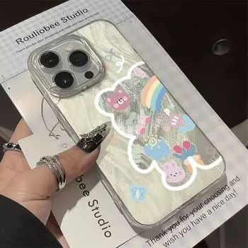 Мягкий силиконовый чехол, модный гибкий чехол из ТПУ, полная задняя крышка для iPhone, Samsung, Xiaomi, Poco Redmi, HUAWEI HONOR REDMI K20