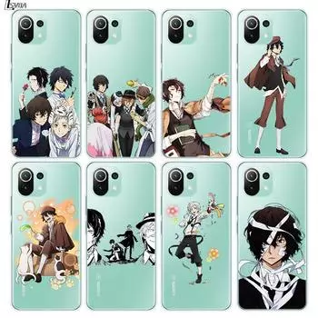 Мягкий силиконовый чехол с аниме Bungou Stray Dogs для Xiaomi Mi Note 11 11i 10i 10T 10 9T 9 SE Lite Pro Ultra, чехол для телефона Xiaomi 9 Lite