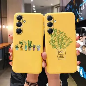 Мягкий силиконовый чехол с цветком для Xiaomi Redmi Note 13 Pro 13C Poco C65 Samsung A35 A55 A34 S24 Huawei Honor 200 Realme Camera Защитный противоударный чехол Samsung Galaxy S21 5G