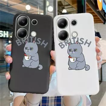 Мягкий силиконовый чехол с изображением пары для Xiaomi Redmi Note 13 Pro 14C Samsung A55 S24 FE S25 A06 M35 iPhone 15 Huawei Honor Realme противоударный чехол для телефона Samsung Galaxy S9 Plus чёрный