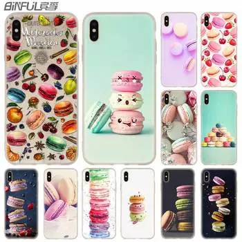 Мягкий силиконовый чехол с макаронами «Торт» для iPhone 13 11 12 Pro X XS Max XR 6 6S 7 8 Plus SE Mini Cover iPhone 13