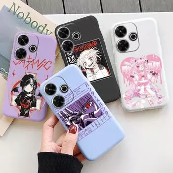 Мягкий силиконовый чехол с рисунком для девочек для iPhone Xiaomi Redmi Note 13 14C 15 Samsung A55 A35 M35 S24 FE S25 Huawei Honor Camera Защитный противоударный чехол Samsung Galaxy S9 Plus фиолетовый