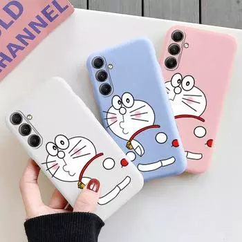 Мягкий силиконовый чехол с рисунком из мультфильма для Samsung A55 M35 S24 Xiaomi Redmi Note 13 Pro 13C iPhone Huawei Honor Realme Camera Защитный противоударный чехол Samsung Galaxy S9 Plus белый