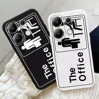 Мягкий силиконовый чехол с забавным рисунком для Xiaomi Redmi Note 13 Pro Samsung A55 S24 iPhone 15 Huawei Honor Realme Camera Защитный противоударный чехол Samsung Galaxy S9 Plus