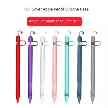 Мягкий силиконовый чехол с защитой от потери и нескользящей поверхности для Apple Pencil 2 1, чехол-держатель для кончика карандаша Apple Apple Pencil 1 розовый