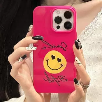 Мягкий силиконовый чехол Zhitai 15Pro Jelly для iPhone 13/14 Pro Max и Apple 16 с 12 смайлами. iPhone 16