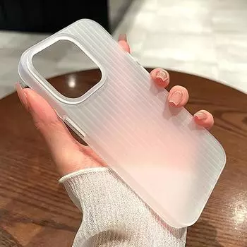 Мягкий силиконовый гофрированный матовый чехол для телефона iPhone 15 14 13 12 11 Pro Max прозрачный противоударный бампер For iPhone 11