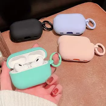 Мягкий силиконовый круглый брелок Jane Ins Protector, беспроводная зарядная коробка Bluetooth для Apple Airpod 2 3 Pro 2nd 1, чехол для наушников For Airpods Pro 2nd