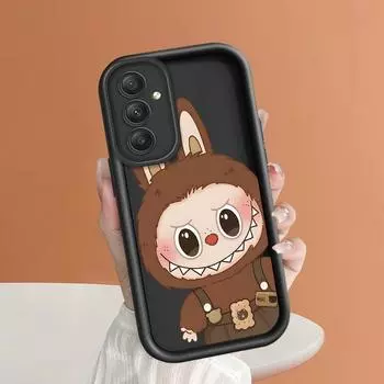 Мягкий силиконовый квадратный чехол с рисунком лестницы для телефона, полное покрытие, противоударный защитный резиновый чехол для камеры для Samsung Samsung A06 5G чёрный