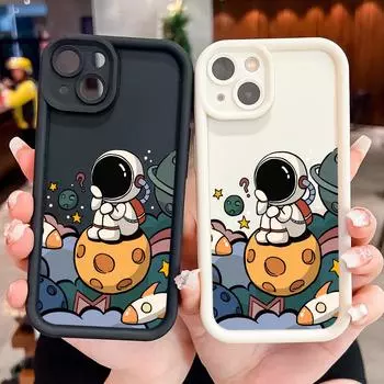 Мягкий силиконовый квадратный чехол с рисунком лестницы для телефона, полное покрытие, противоударный защитный резиновый чехол для камеры для Xiaomi Redmi Redmi 10 белый