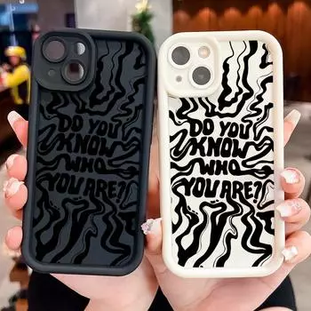 Мягкий силиконовый квадратный чехол с рисунком лестницы для телефона, полное покрытие, противоударный защитный резиновый чехол для камеры для Xiaomi Redmi Redmi 10 белый