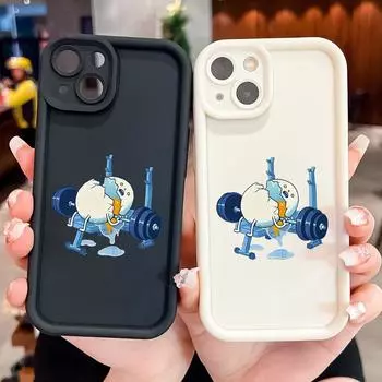 Мягкий силиконовый квадратный чехол с рисунком лестницы для телефона, полное покрытие, противоударный защитный резиновый чехол для камеры для Xiaomi Redmi Redmi 10 белый