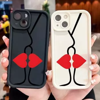 Мягкий силиконовый квадратный чехол с рисунком лестницы для телефона, полное покрытие, противоударный защитный резиновый чехол для камеры для Xiaomi Redmi Redmi 10 белый