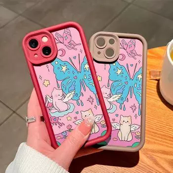 Мягкий силиконовый квадратный чехол с рисунком лестницы для телефона, полное покрытие, противоударный защитный резиновый чехол для камеры для Vivo Vivo Y50 темно-красного