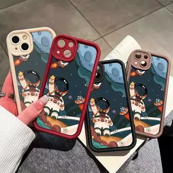 Мягкий силиконовый квадратный чехол с рисунком лестницы для телефона, полное покрытие, противоударный защитный резиновый чехол для камеры для Samsung Samsung A24 4G чёрный