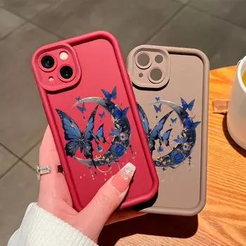 Мягкий силиконовый квадратный чехол с рисунком лестницы для телефона, полное покрытие, противоударный защитный резиновый чехол для камеры для Vivo Vivo V23 Pro 5G темно-красного