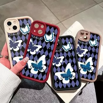 Мягкий силиконовый квадратный чехол с рисунком лестницы для телефона, полное покрытие, противоударный защитный резиновый чехол для камеры для Samsung Samsung A15 5G белый