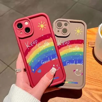 Мягкий силиконовый квадратный чехол с рисунком лестницы для телефона, полное покрытие, противоударный защитный резиновый чехол для камеры для Vivo Vivo Y17S коричневый