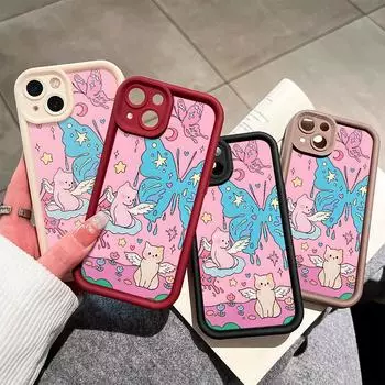 Мягкий силиконовый квадратный чехол с рисунком лестницы для телефона, полное покрытие, противоударный защитный резиновый чехол для камеры для Samsung Samsung A04 чёрный