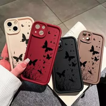 Мягкий силиконовый квадратный чехол с рисунком лестницы для телефона, полное покрытие, противоударный защитный резиновый чехол для камеры для Samsung Samsung S23 5G темно-красного