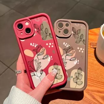 Мягкий силиконовый квадратный чехол с рисунком лестницы для телефона, полное покрытие, противоударный защитный резиновый чехол для камеры для Vivo Vivo X50 Lite темно-красного