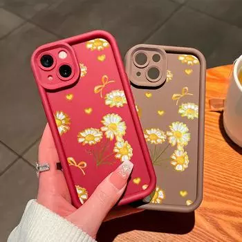 Мягкий силиконовый квадратный чехол с рисунком лестницы для телефона, полное покрытие, противоударный защитный резиновый чехол для камеры для Vivo Vivo V29 5G коричневый