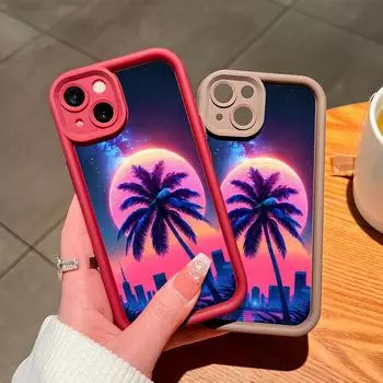 Мягкий силиконовый квадратный чехол с рисунком лестницы для телефона, полное покрытие, противоударный защитный резиновый чехол для камеры для Vivo Vivo Y32 чёрный