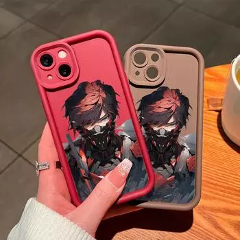 Мягкий силиконовый квадратный чехол с рисунком лестницы для телефона, полное покрытие, противоударный защитный резиновый чехол для камеры для Vivo Vivo Y17S темно-красного