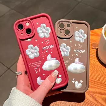 Мягкий силиконовый квадратный чехол с рисунком лестницы для телефона, полное покрытие, противоударный защитный резиновый чехол для камеры для Vivo Vivo Y11S темно-красного