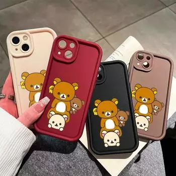 Мягкий силиконовый квадратный чехол с рисунком лестницы для телефона, полное покрытие, противоударный защитный резиновый чехол для камеры для Samsung Samsung A16 коричневый