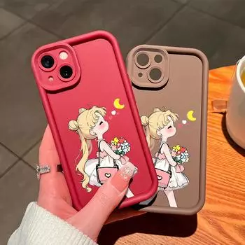 Мягкий силиконовый квадратный чехол с рисунком лестницы для телефона, полное покрытие, противоударный защитный резиновый чехол для камеры для Vivo Vivo Y02S темно-красного