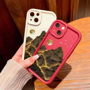 Мягкий силиконовый квадратный чехол с рисунком лестницы для телефона, полное покрытие, противоударный защитный резиновый чехол для камеры для Huawei Honor Huawei Nova 10 SE коричневый