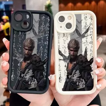 Мягкий силиконовый квадратный чехол с рисунком лестницы для телефона, полное покрытие, противоударный защитный резиновый чехол для камеры для Xiaomi Redmi Xiaomi Poco C55 чёрный