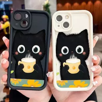 Мягкий силиконовый квадратный чехол с рисунком лестницы для телефона, полное покрытие, противоударный защитный резиновый чехол для камеры для Xiaomi Redmi Xiaomi Poco X4 NFC коричневый