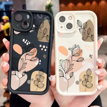 Мягкий силиконовый квадратный чехол с рисунком лестницы для телефона, полное покрытие, противоударный защитный резиновый чехол для камеры для Xiaomi Redmi Xiaomi Poco C65 чёрный