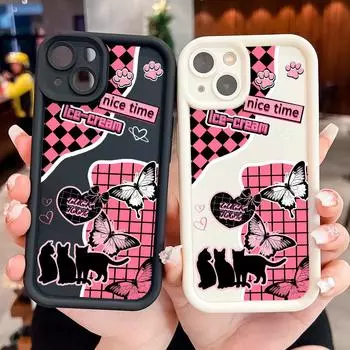 Мягкий силиконовый квадратный чехол с рисунком лестницы для телефона, полное покрытие, противоударный защитный резиновый чехол для камеры для Xiaomi Redmi Redmi Note 10 5G белый