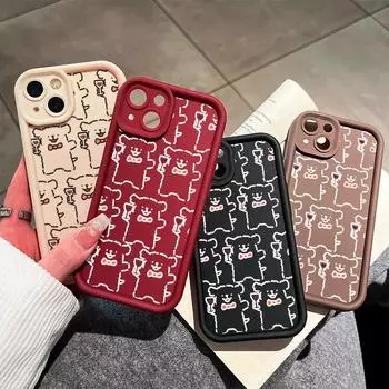 Мягкий силиконовый квадратный чехол с рисунком лестницы для телефона, полное покрытие, противоударный защитный резиновый чехол для камеры для Samsung Samsung M05 темно-красного