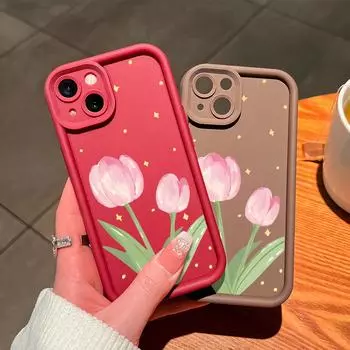 Мягкий силиконовый квадратный чехол с рисунком лестницы для телефона, полное покрытие, противоударный защитный резиновый чехол для камеры для Vivo Vivo Y100 5G темно-красного