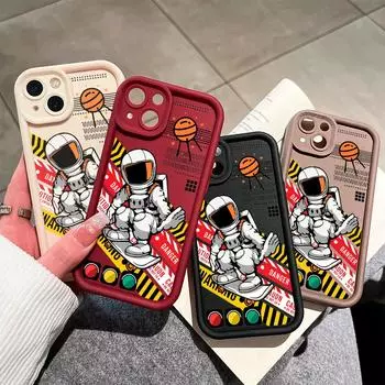 Мягкий силиконовый квадратный чехол с рисунком лестницы для телефона, полное покрытие, противоударный защитный резиновый чехол для камеры для Samsung Samsung M20 темно-красного