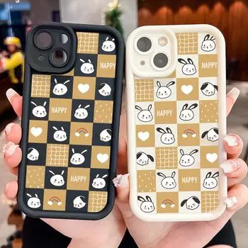 Мягкий силиконовый квадратный чехол с рисунком лестницы для телефона, полное покрытие, противоударный защитный резиновый чехол для камеры для Xiaomi Redmi Redmi Note 13 4G чёрный