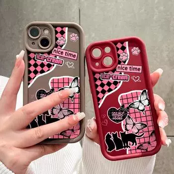 Мягкий силиконовый квадратный чехол с рисунком лестницы для телефона, полное покрытие камеры, противоударный защитный резиновый чехол для iPhone Infinix Tecno OnePlus Infinix Smart 8 чёрный