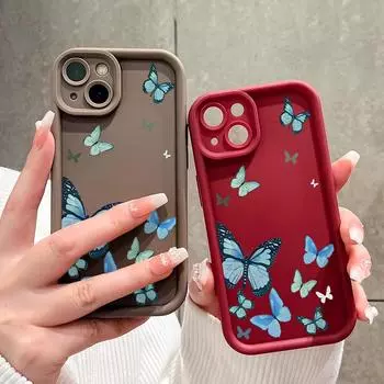 Мягкий силиконовый квадратный чехол с рисунком лестницы для телефона, полное покрытие камеры, противоударный защитный резиновый чехол для iPhone Infinix Tecno OnePlus Tecno Spark Go 2025 темно-красного