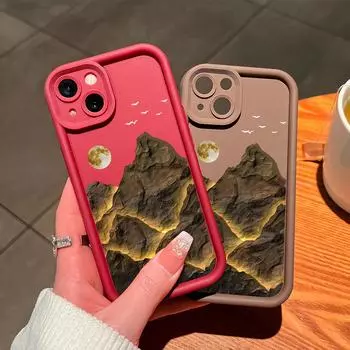 Мягкий силиконовый квадратный чехол с рисунком лестницы для телефона, полное покрытие, противоударный защитный резиновый чехол для камеры для Vivo Vivo Y15C белый