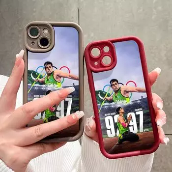 Мягкий силиконовый квадратный чехол с рисунком лестницы для телефона, полное покрытие камеры, противоударный защитный резиновый чехол для iPhone Infinix Tecno OnePlus Infinix Hot 40 коричневый