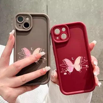 Мягкий силиконовый квадратный чехол с рисунком лестницы для телефона, полное покрытие камеры, противоударный защитный резиновый чехол для iPhone Infinix Tecno OnePlus Tecno Pop 8 темно-красного