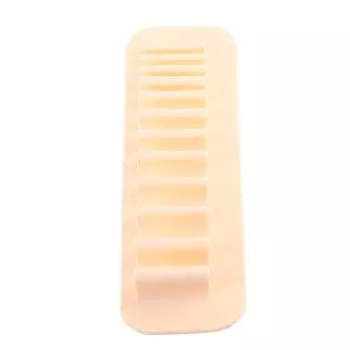 Мягкий силиконовый настенный держатель для зубных щеток и кисточек для макияжа, подставка-органайзер(розовый ) розовый