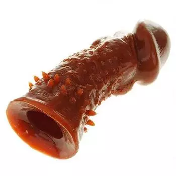 Мягкий силиконовый презерватив, толстый удлинитель пениса, волчий зуб, растягивающийся рукав, игрушка для взрослых