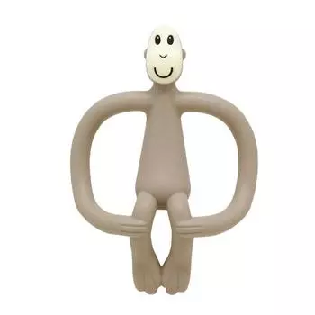 Мягкий силиконовый прорезыватель Matchstick Monkey, насадка, серая обезьянка, корейские детские товары