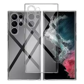 Мягкий силиконовый прозрачный чехол для Samsung Galaxy S24 S23 Ultra Plus A05S A15 A25 A34 A54 A23 A33 A53 A73 A04S A14 A24 A34 A13 A32 A52 A72 5G 4G задняя крышка For Samsung Note 20 Ultra